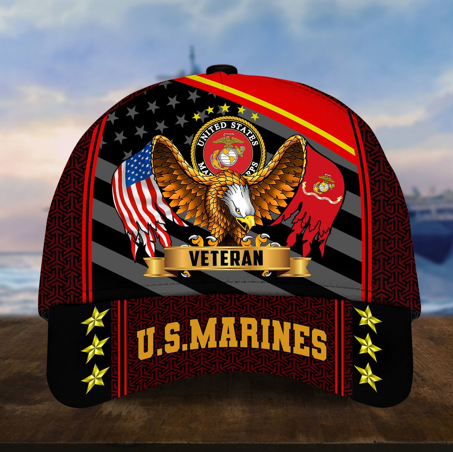 Premium Eagle US Veterans Cap huda200703