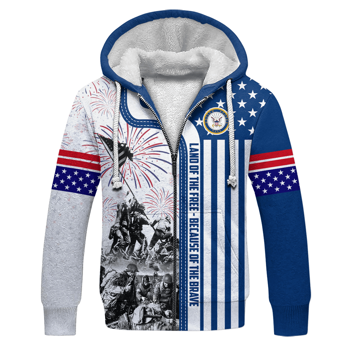 Apparel 4TH Of July - Land of the Free Because of the Brave , Gifts for veterans