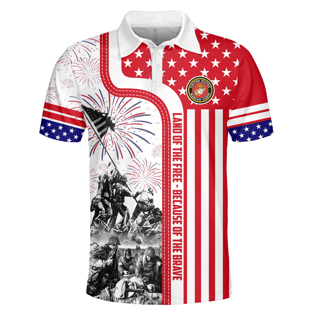 Apparel 4TH Of July - Land of the Free Because of the Brave , Gifts for veterans, easychoo.com