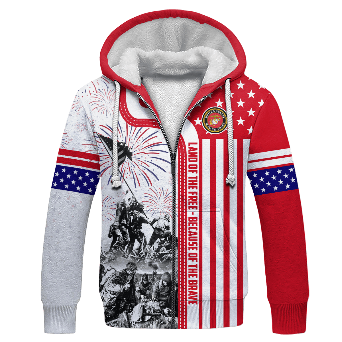 Apparel 4TH Of July - Land of the Free Because of the Brave , Gifts for veterans, easychoo.com
