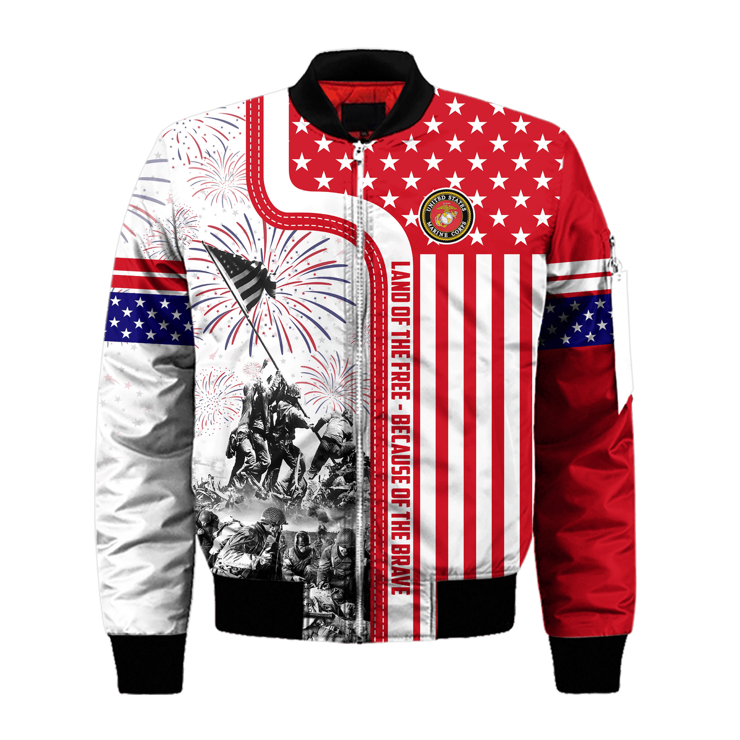 Apparel 4TH Of July - Land of the Free Because of the Brave , Gifts for veterans, easychoo.com