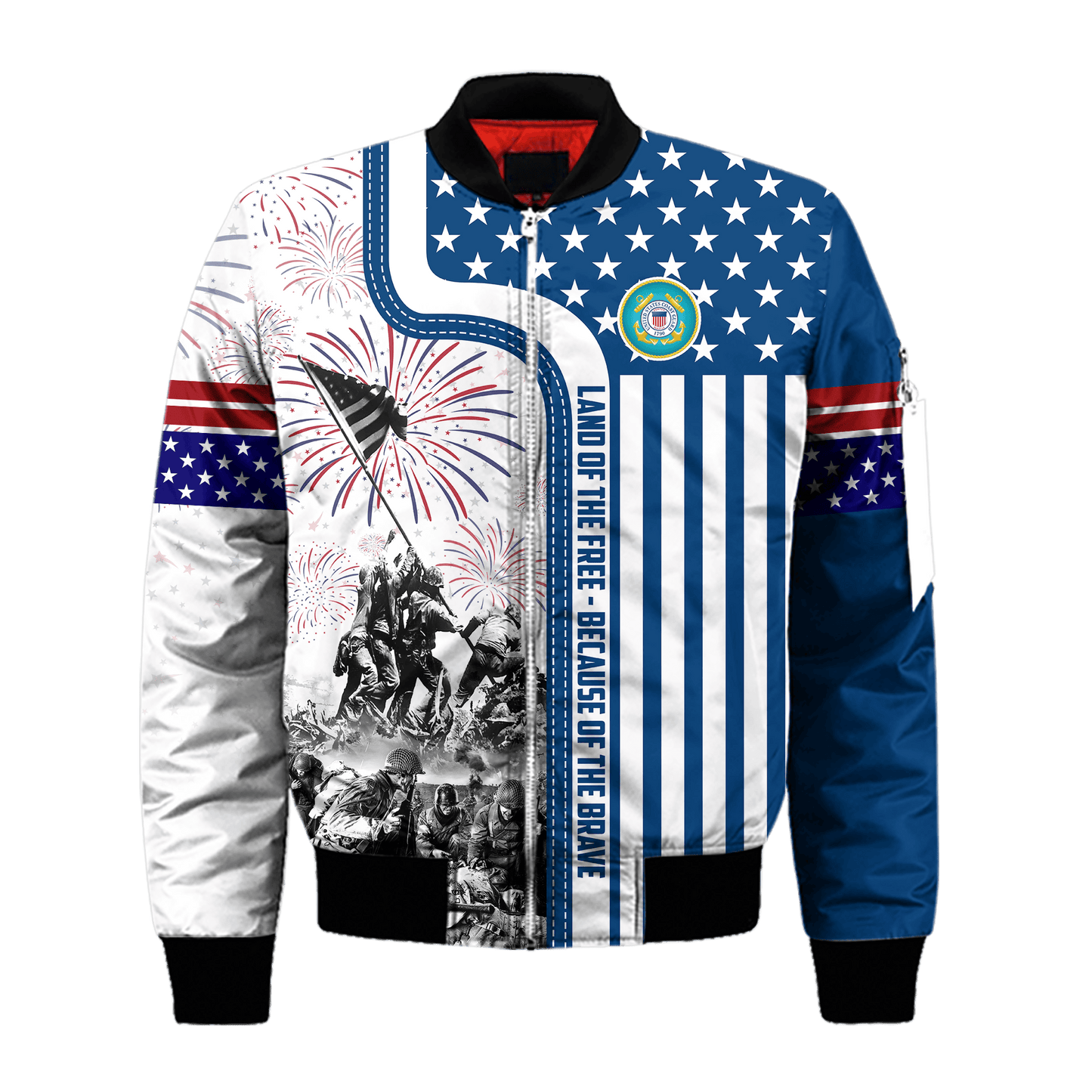 Apparel 4TH Of July - Land of the Free Because of the Brave , Gifts for veterans