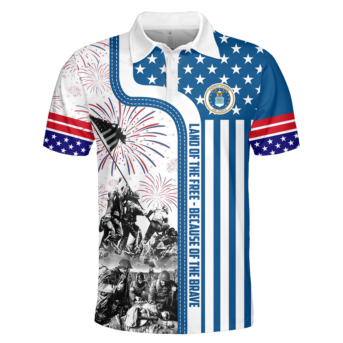 Apparel 4TH Of July - Land of the Free Because of the Brave , Gifts for veterans, easychoo.com