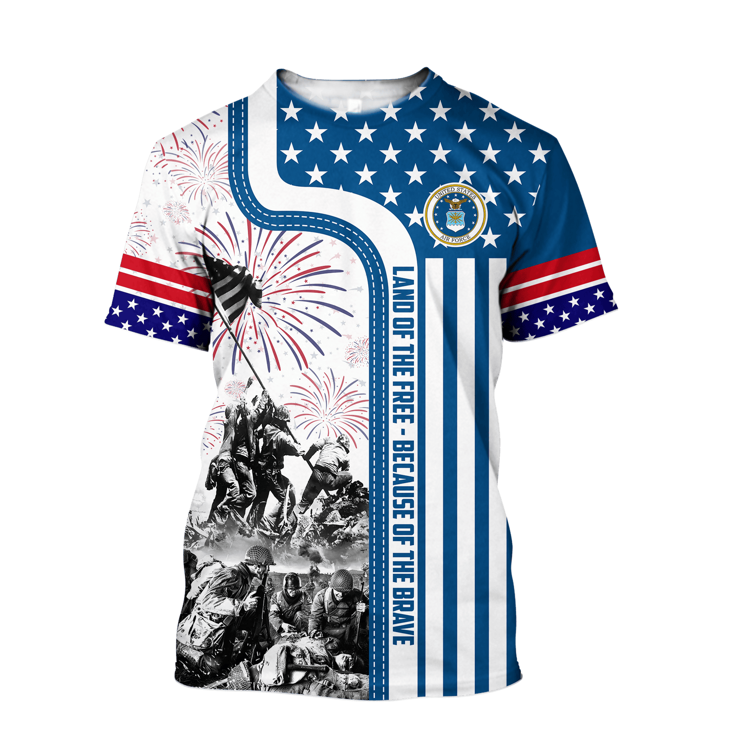 Apparel 4TH Of July - Land of the Free Because of the Brave , Gifts for veterans, easychoo.com