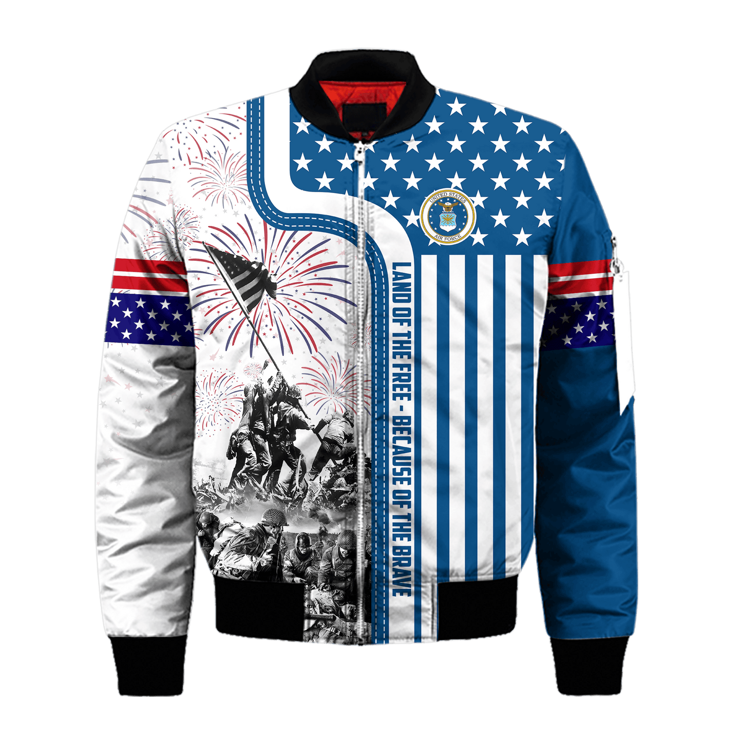 Apparel 4TH Of July - Land of the Free Because of the Brave , Gifts for veterans, easychoo.com