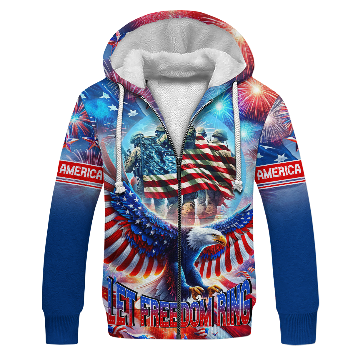 Apparel, Independence Day, Let Freedom Ring - US Veterans Shirts , Gifts for veterans
