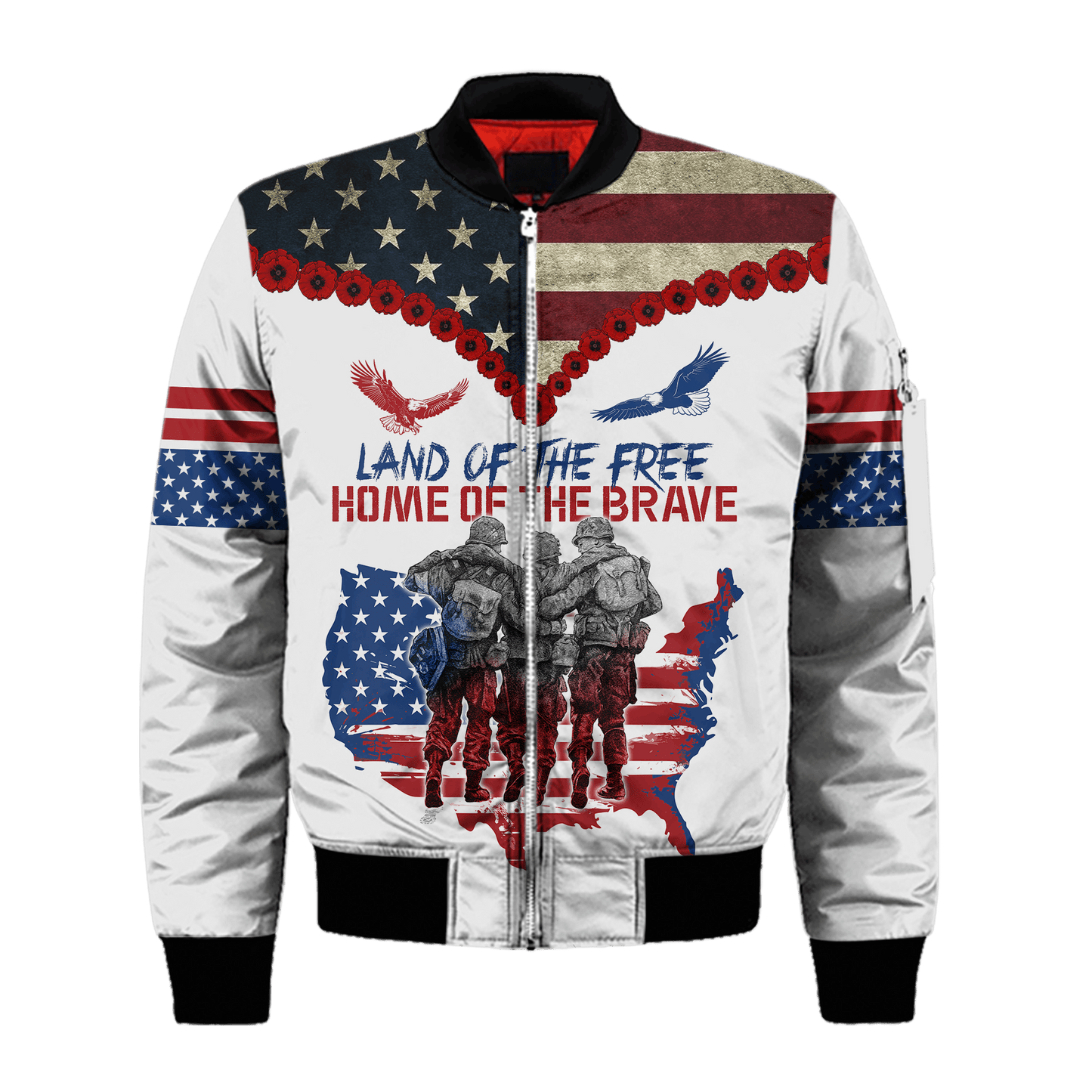 Independence Day, Land Of The Free - US Veterans Shirts , Gifts for veterans