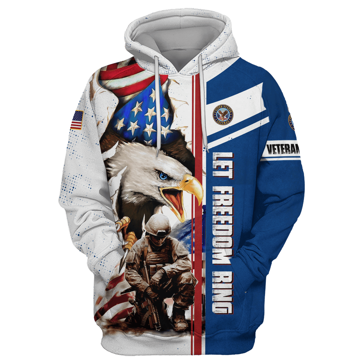 INDEPENDENCE DAY, LET FREEDOM RING , U.S VETERAN SHIRT , Gifts for veterans