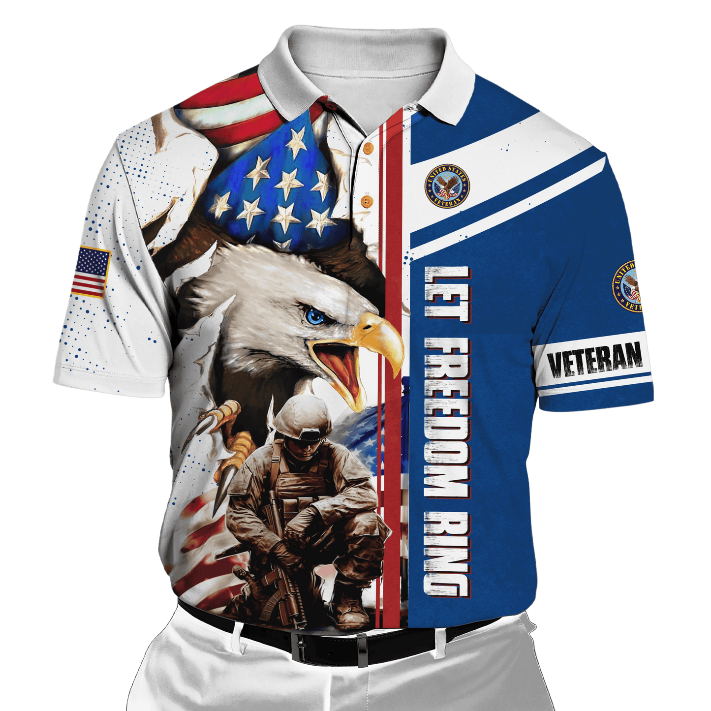 INDEPENDENCE DAY, LET FREEDOM RING , U.S VETERAN SHIRT , Gifts for veterans