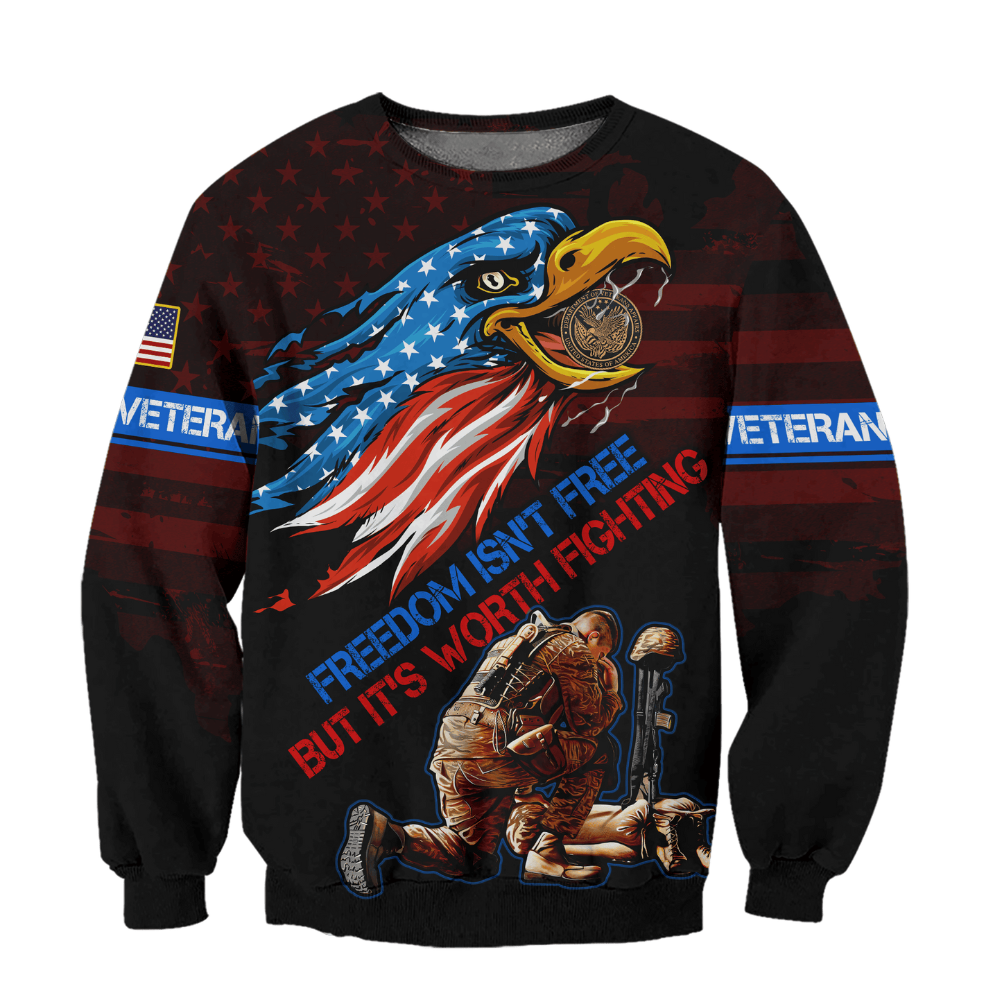 Freedom Isn't Free, But It's Worth Fighting - U.S Veteran Shirt , Gifts for veterans