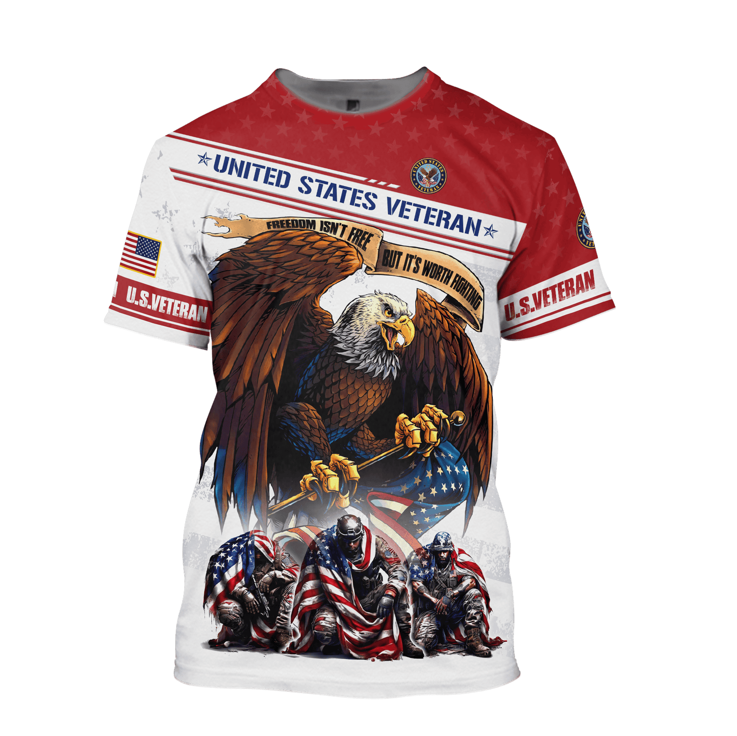 Apparel - Freedom Isn't Free - U.S Veteran Shirt , Gifts for veterans