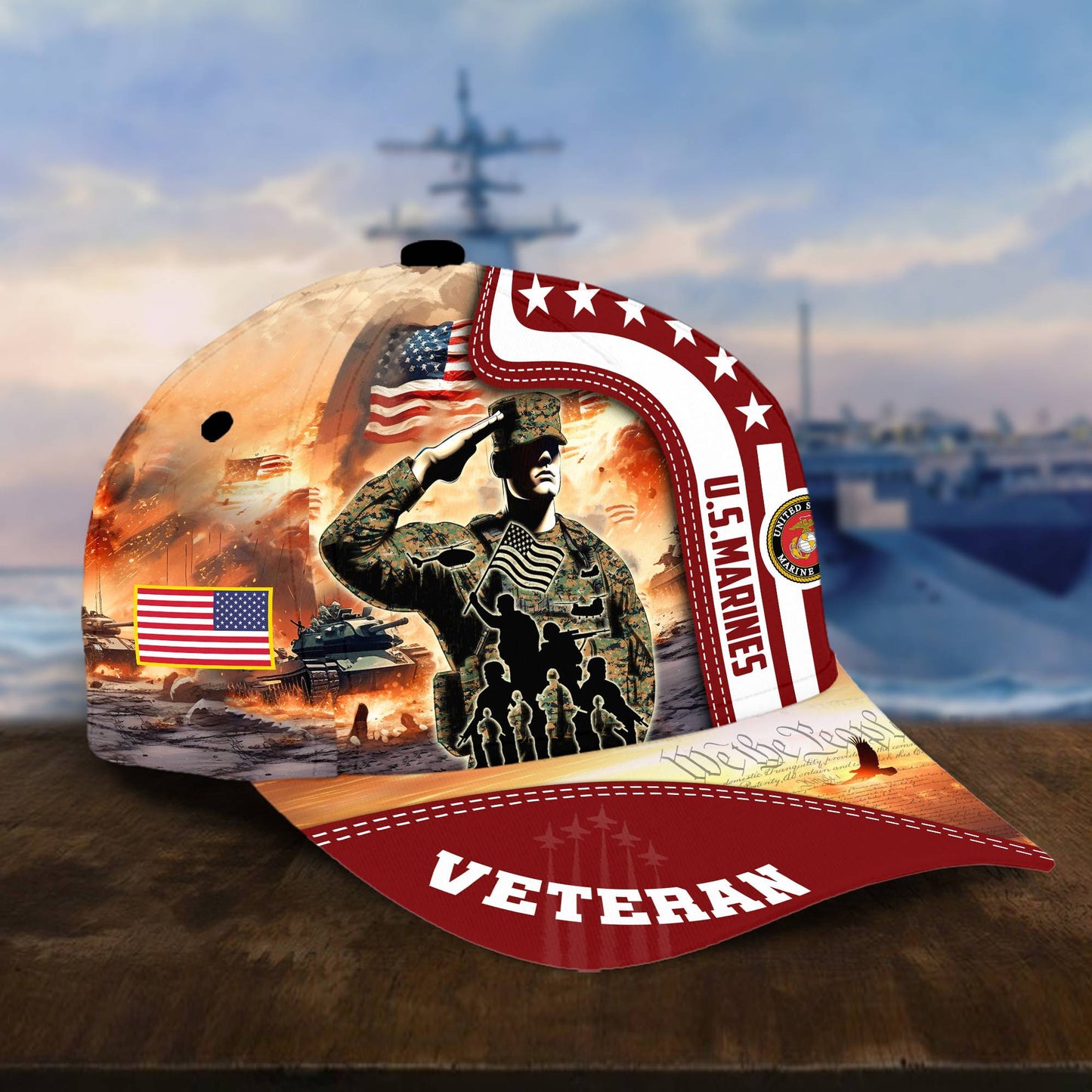 Premium Honoring All Who Served US Veterans Cap, Hat Gifts For Independence Day, Veterans Day huda210601