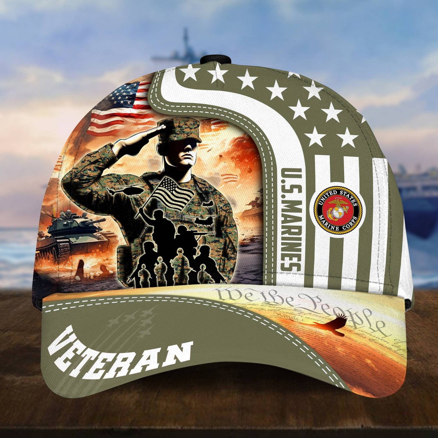 Premium Honoring All Who Served US Veterans Cap, Hat Gifts For Independence Day, Veterans Day huda210601