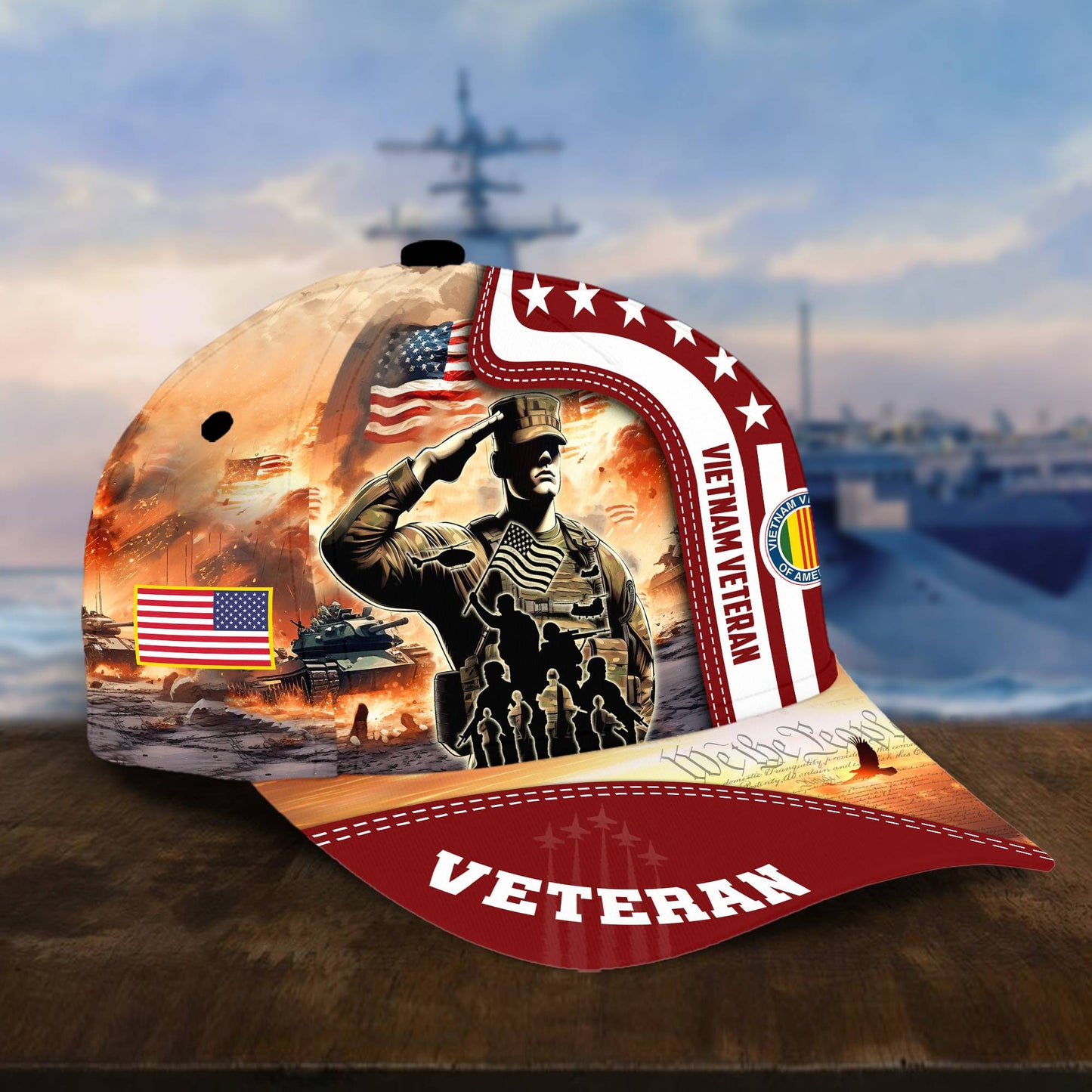 Premium Honoring All Who Served US Veterans Cap, Hat Gifts For Independence Day, Veterans Day huda210601