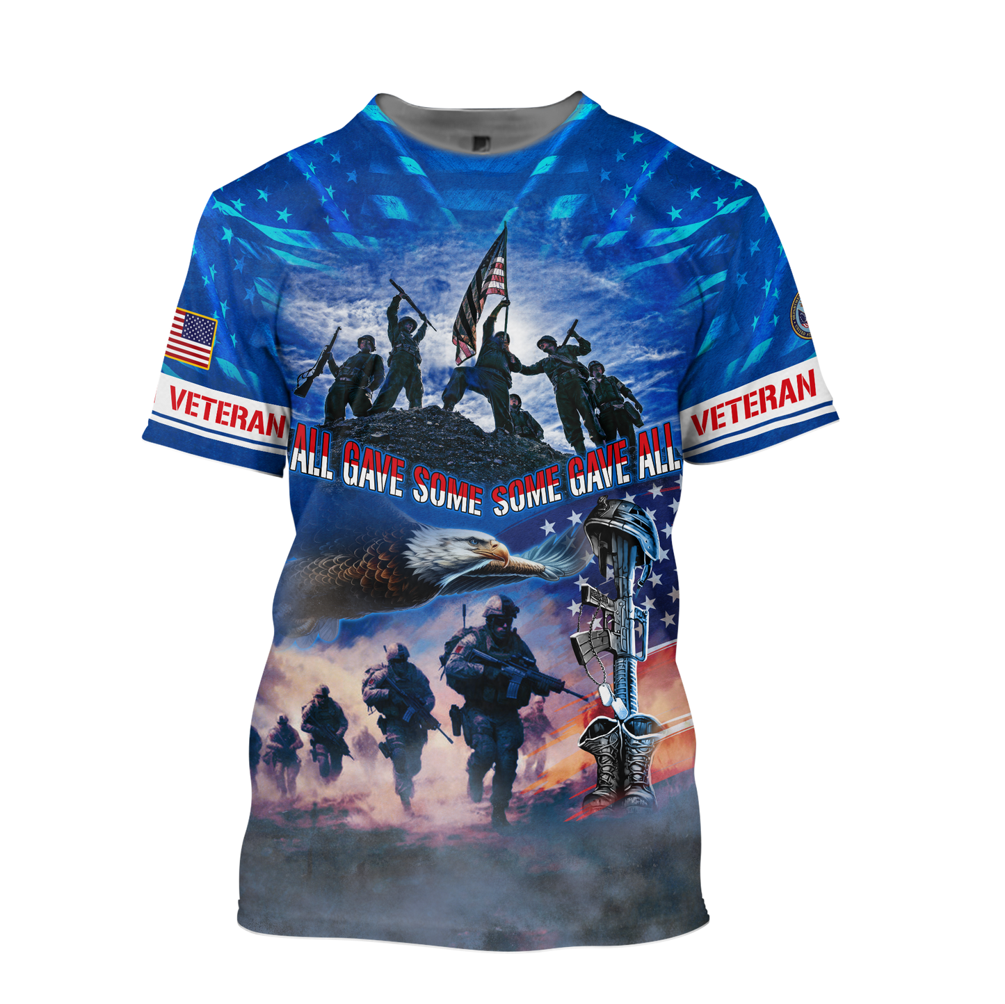Veterans Shirt- All Gave Some, Some Gave All - All Over Prints , Gifts for veterans