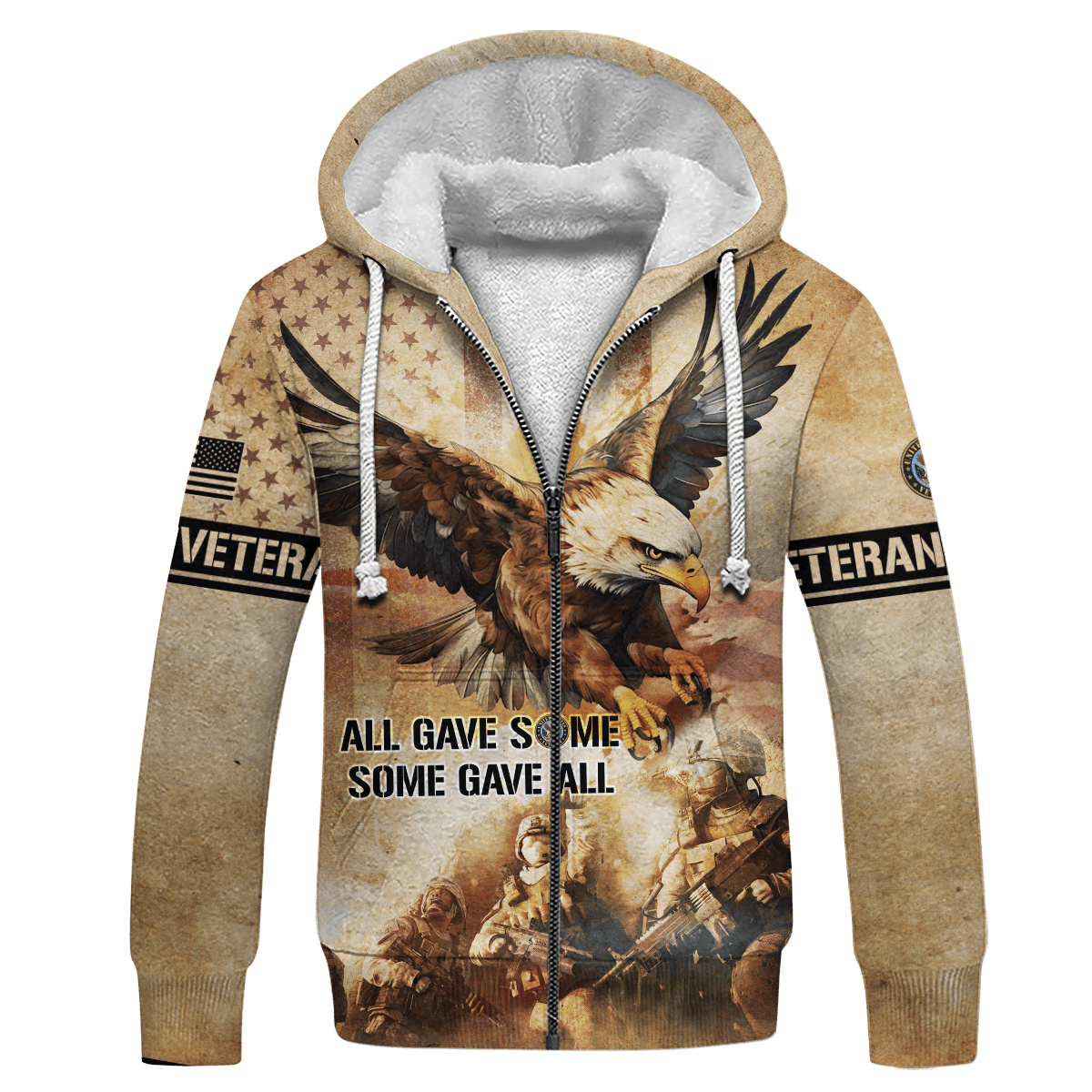 Veterans Shirt Vintage - All Gave Some, Some Gave All - All Over Prints , Gifts for veterans