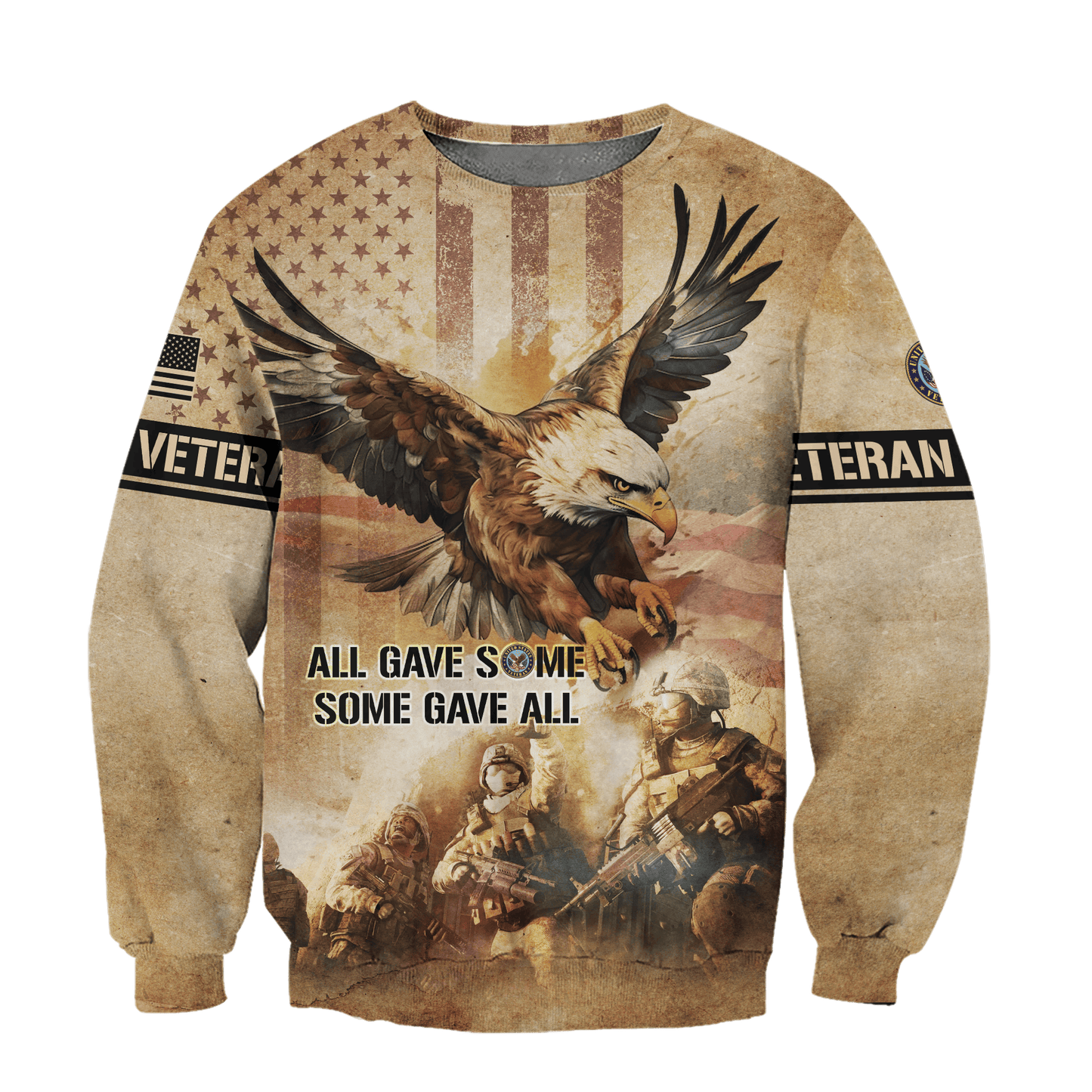 Veterans Shirt Vintage - All Gave Some, Some Gave All - All Over Prints , Gifts for veterans