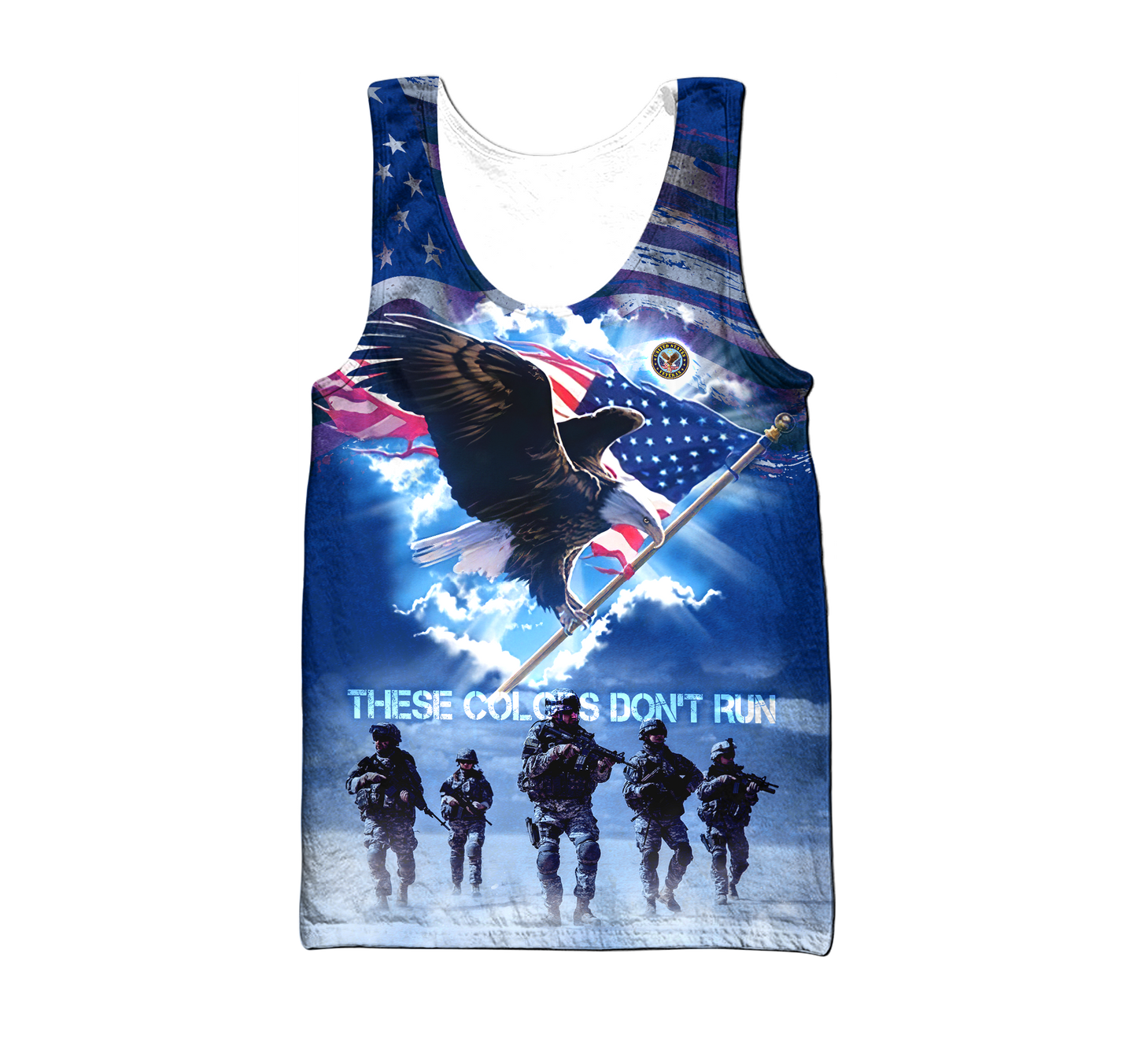 Veterans Shirt - These Colors Don't Run - All Over Prints , Gifts for veterans