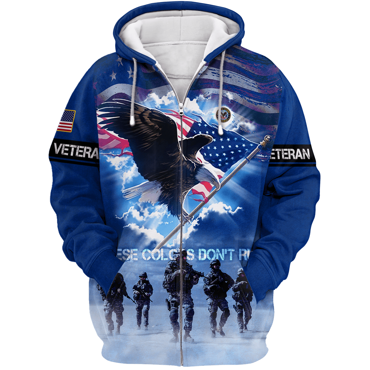 Veterans Shirt - These Colors Don't Run - All Over Prints , Gifts for veterans