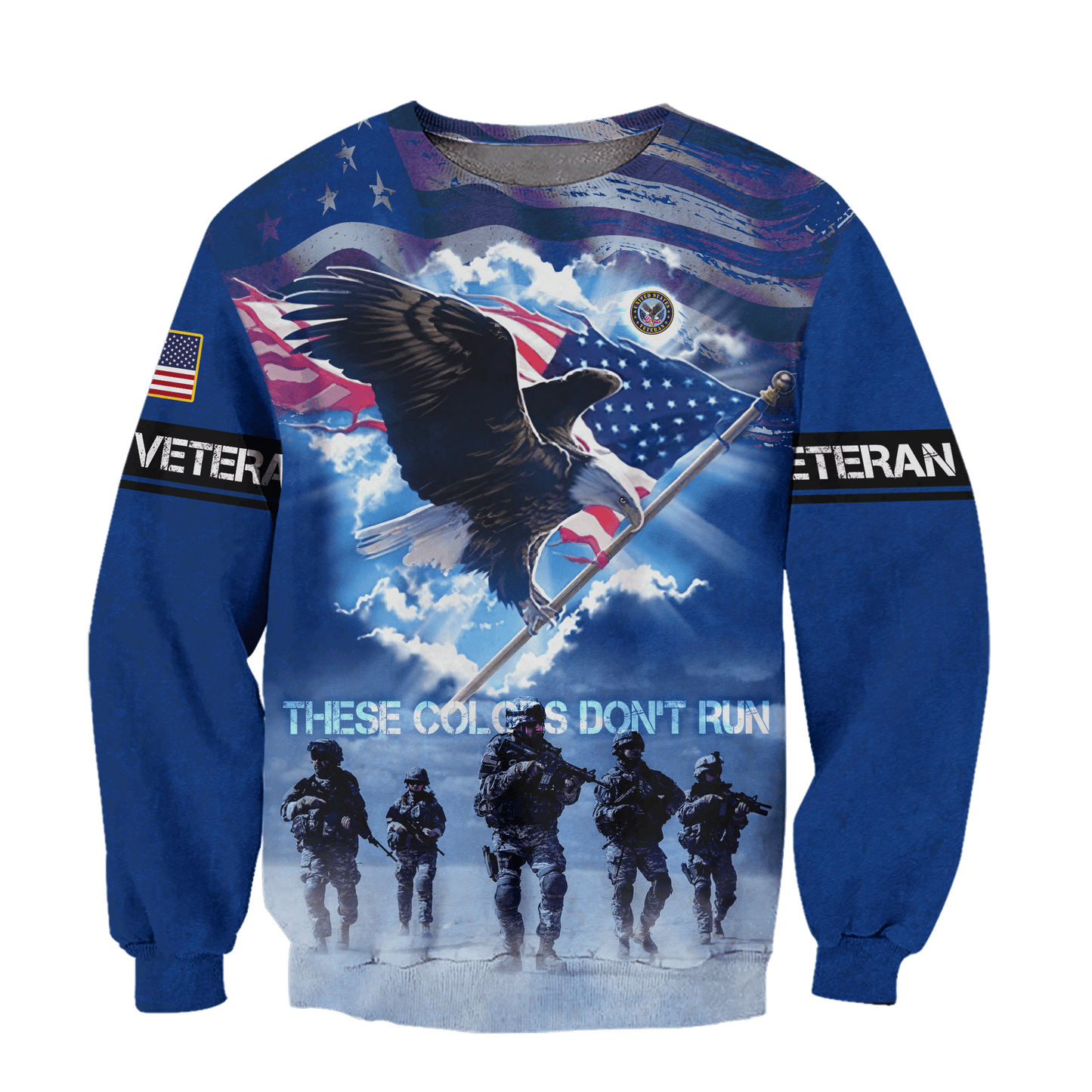 Veterans Shirt - These Colors Don't Run - All Over Prints , Gifts for veterans