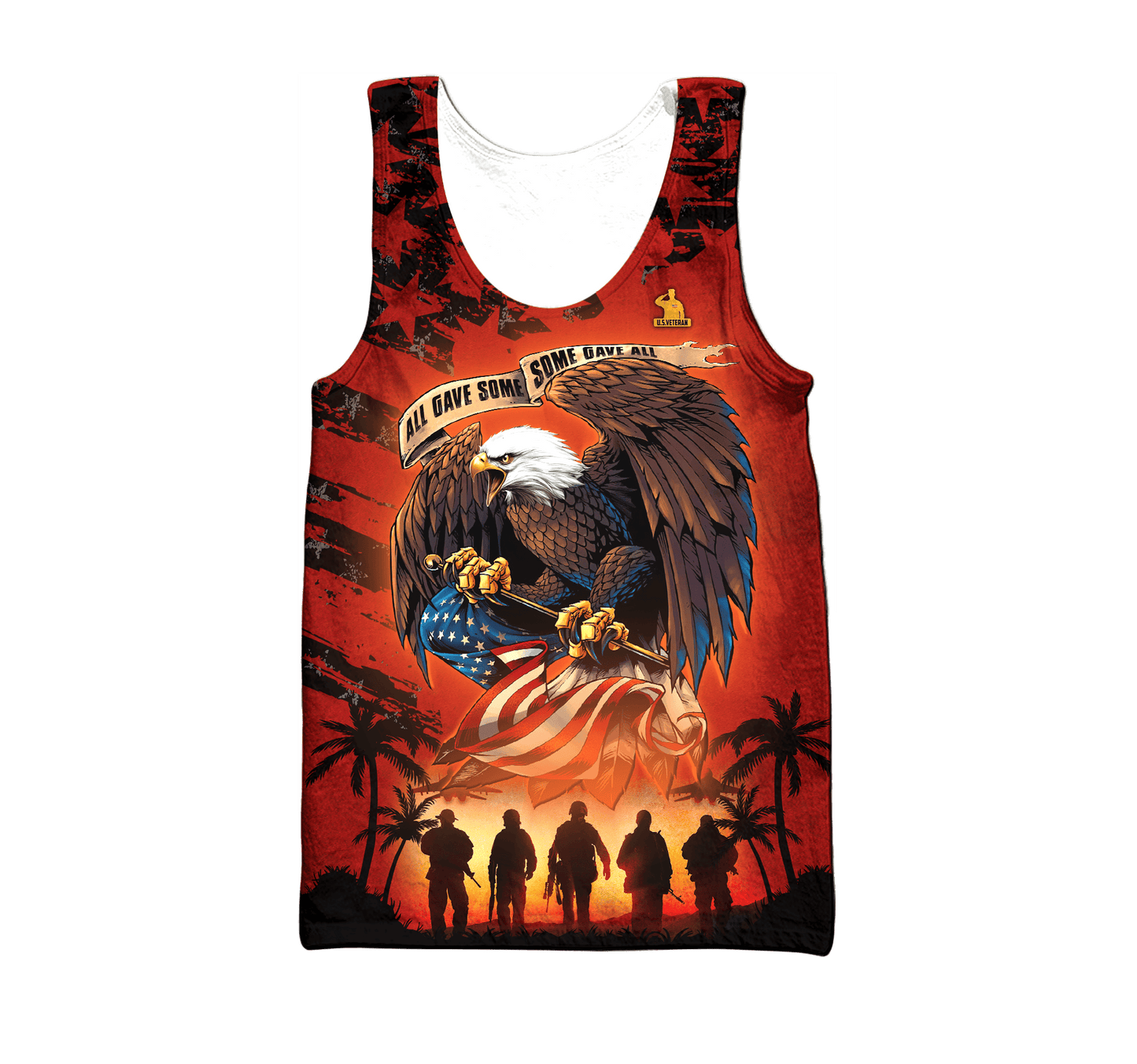 Veterans Shirt - All Gave Some, Some Gave All - All Over Prints , Gifts for veterans