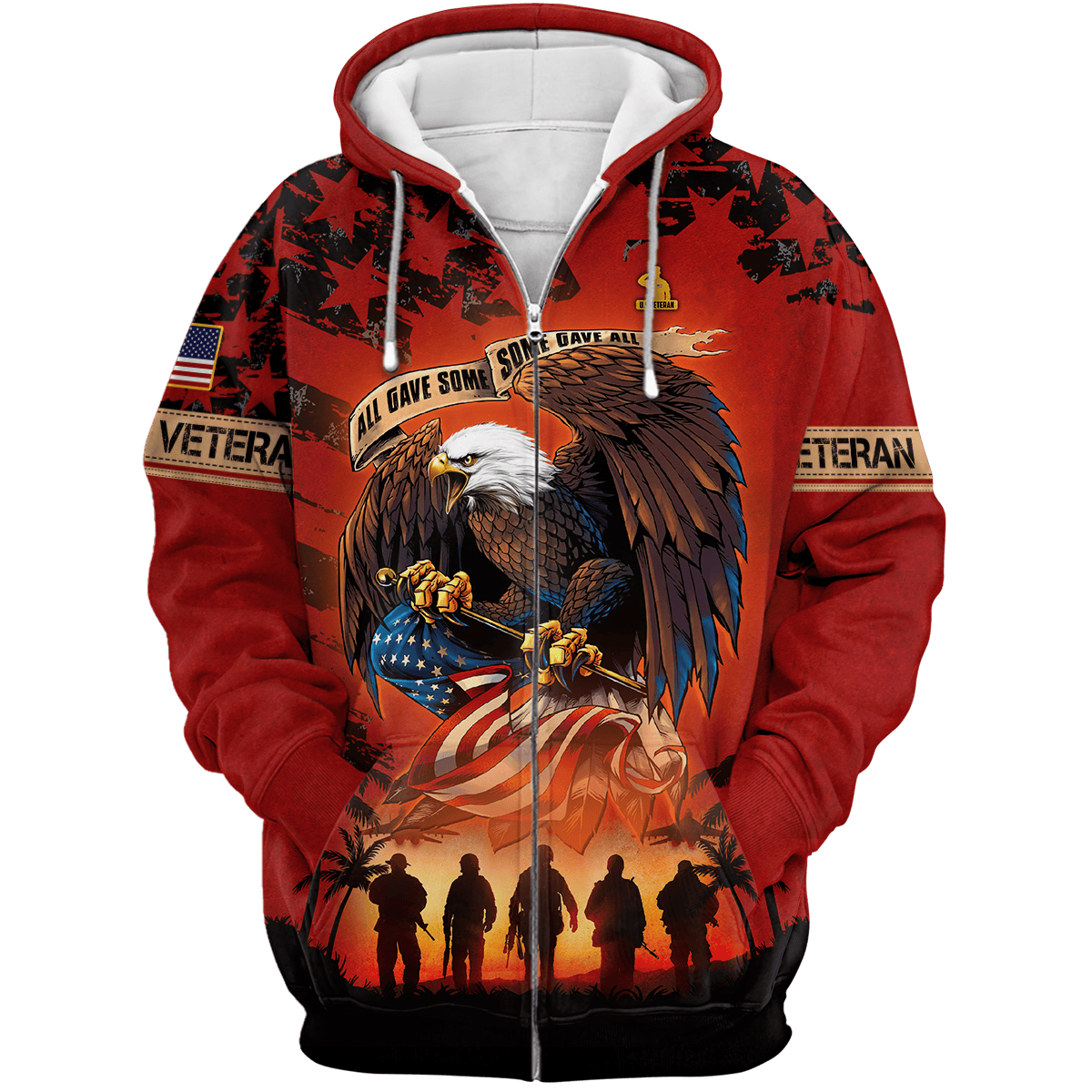 Veterans Shirt - All Gave Some, Some Gave All - All Over Prints , Gifts for veterans