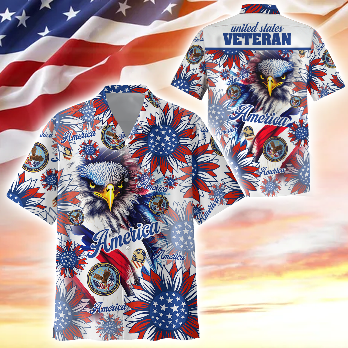 Premium American Pride US Veterans Hawaii Shirt, Gifts For Independence Day, Veterans Day , Gifts for veterans