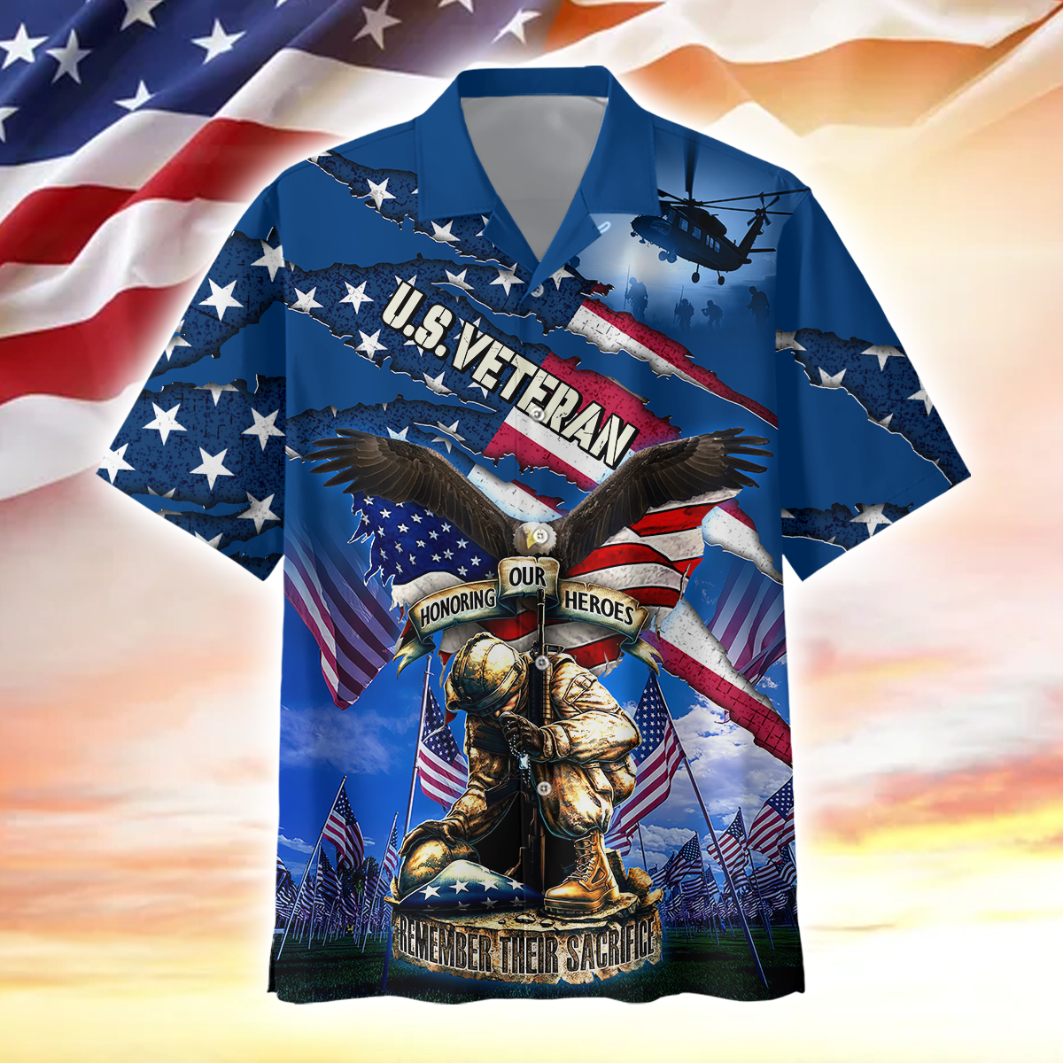 Premium American Pride US Veterans, Gifts For Independence Day, Hawaiian Shirt , Gifts for veterans