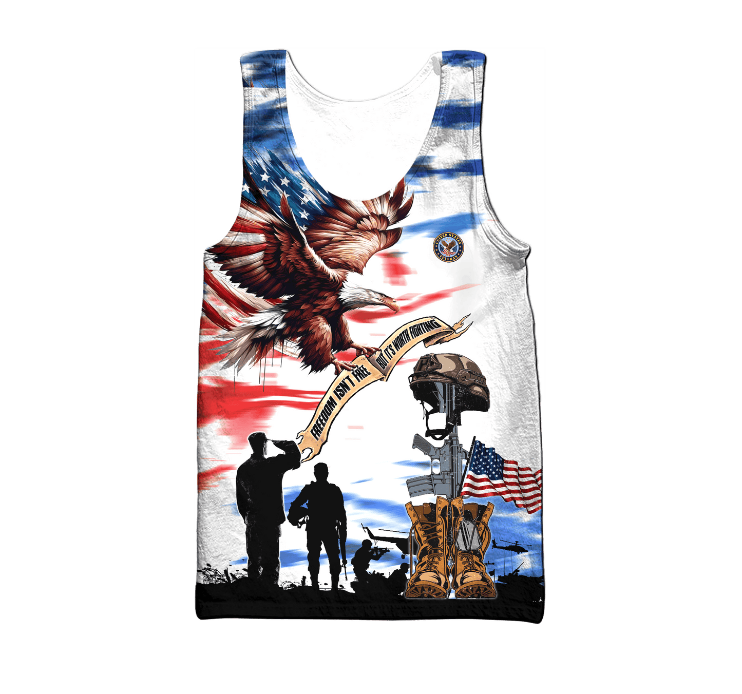 U.S Veteran - Freedom Isn't Free - All Over Prints Shirt , Gifts for veterans