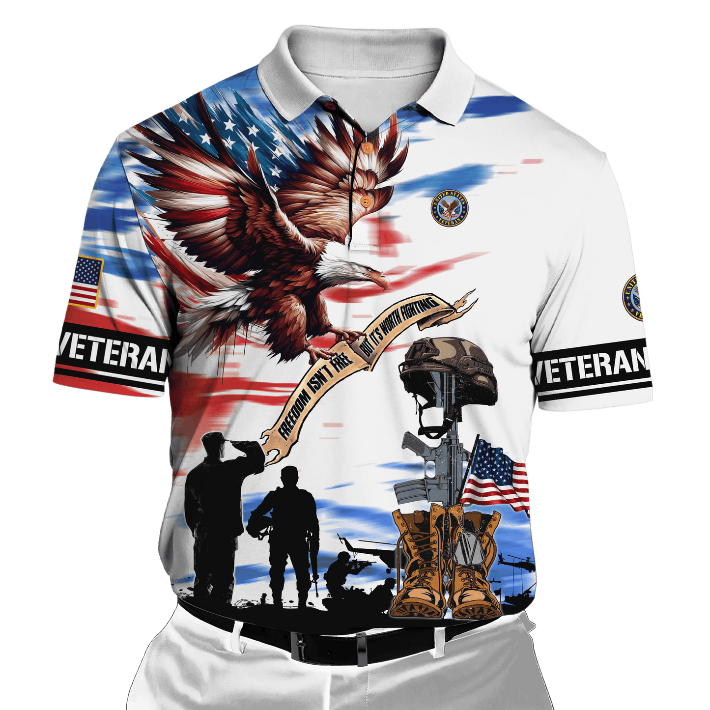 U.S Veteran - Freedom Isn't Free - All Over Prints Shirt , Gifts for veterans