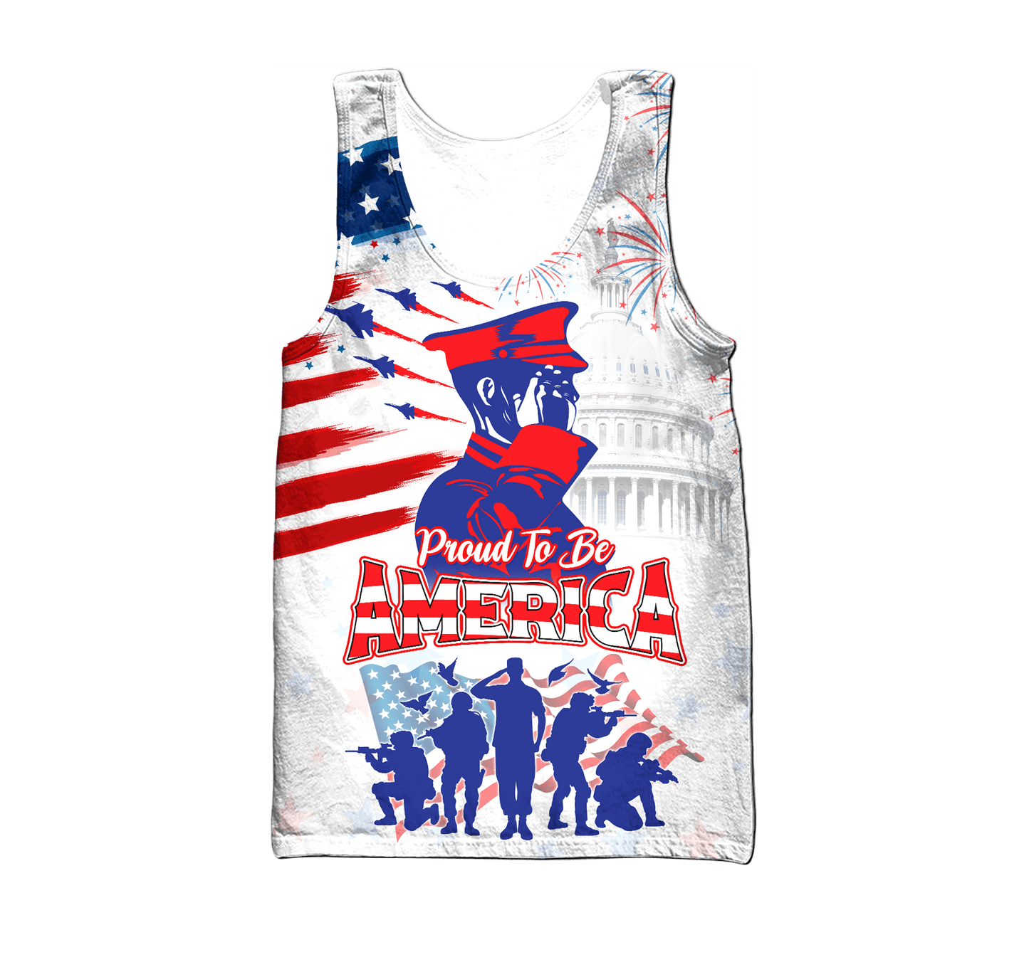 U.S Veteran - Proud to be American - All Over Prints Shirt , Gifts for veterans