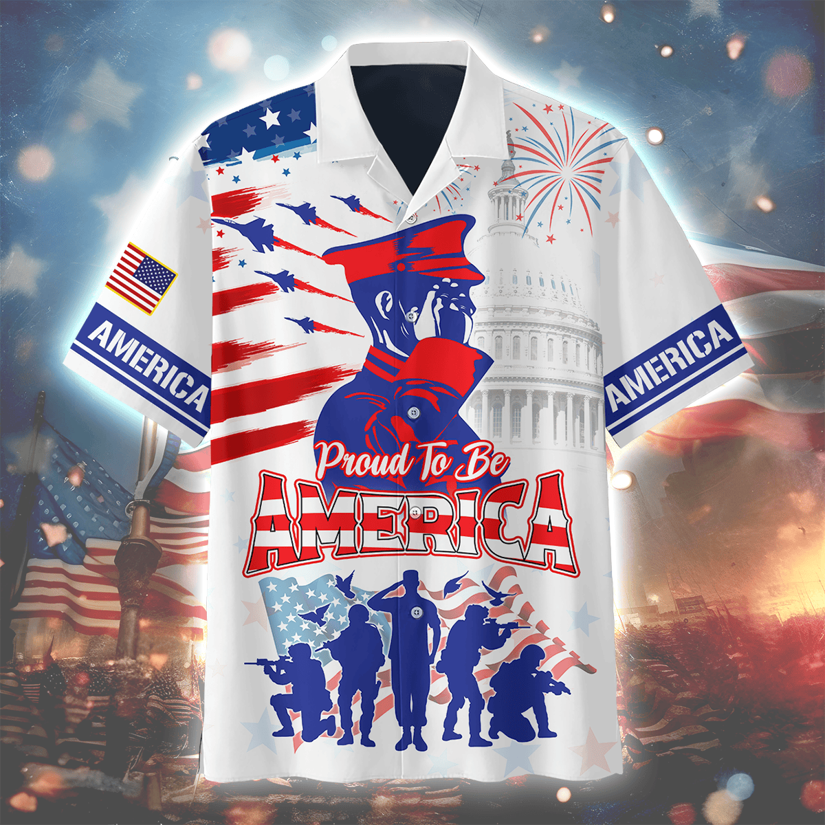 U.S Veteran - Proud to be American - All Over Prints Shirt , Gifts for veterans