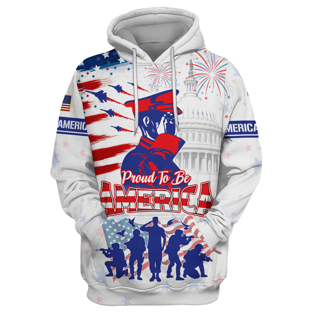 U.S Veteran - Proud to be American - All Over Prints Shirt , Gifts for veterans