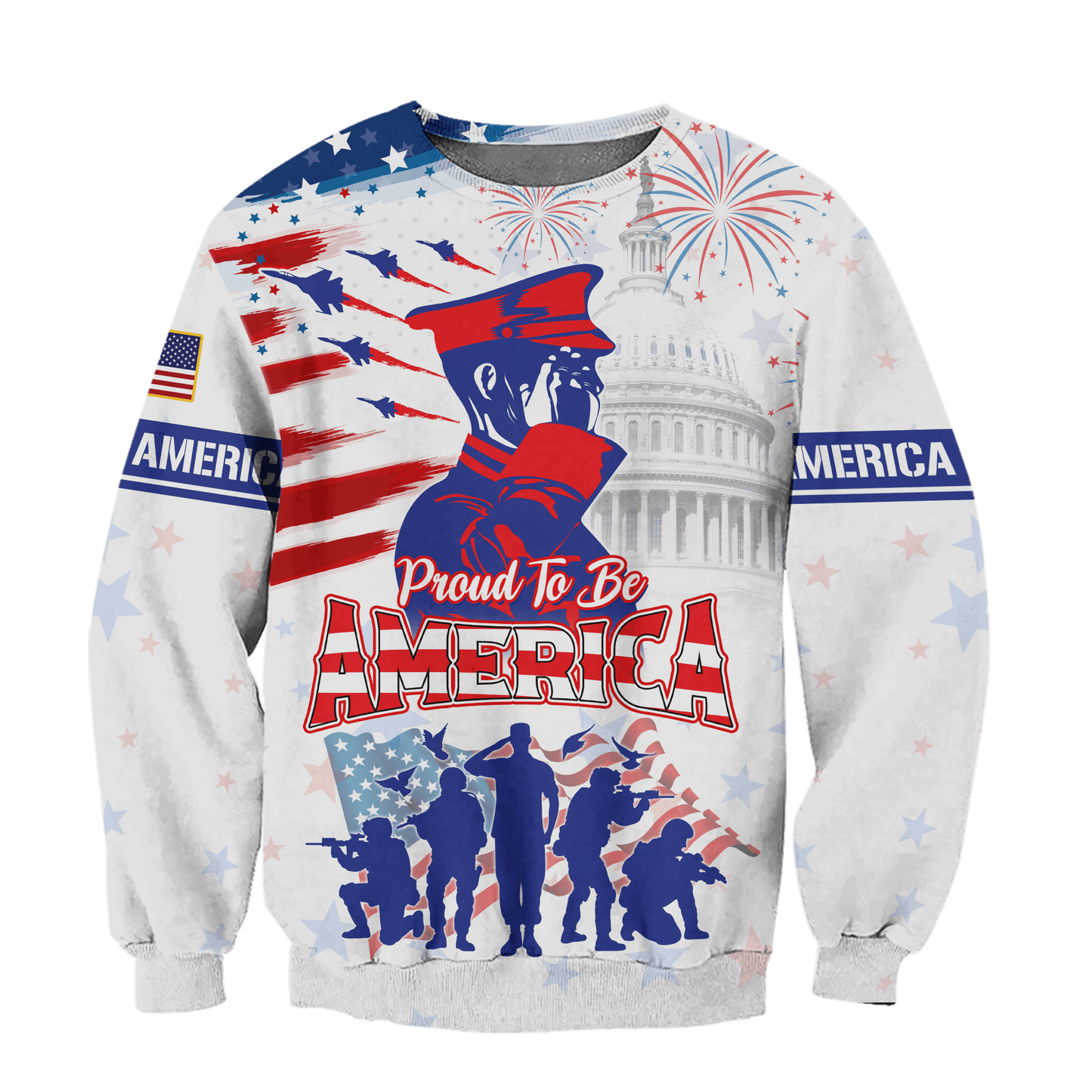 U.S Veteran - Proud to be American - All Over Prints Shirt , Gifts for veterans