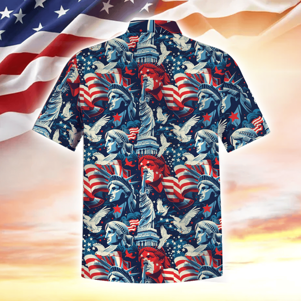 Apparel, Gifts For Independence Day, Hawaiian Shirt , Gifts for veterans, easychoo.com