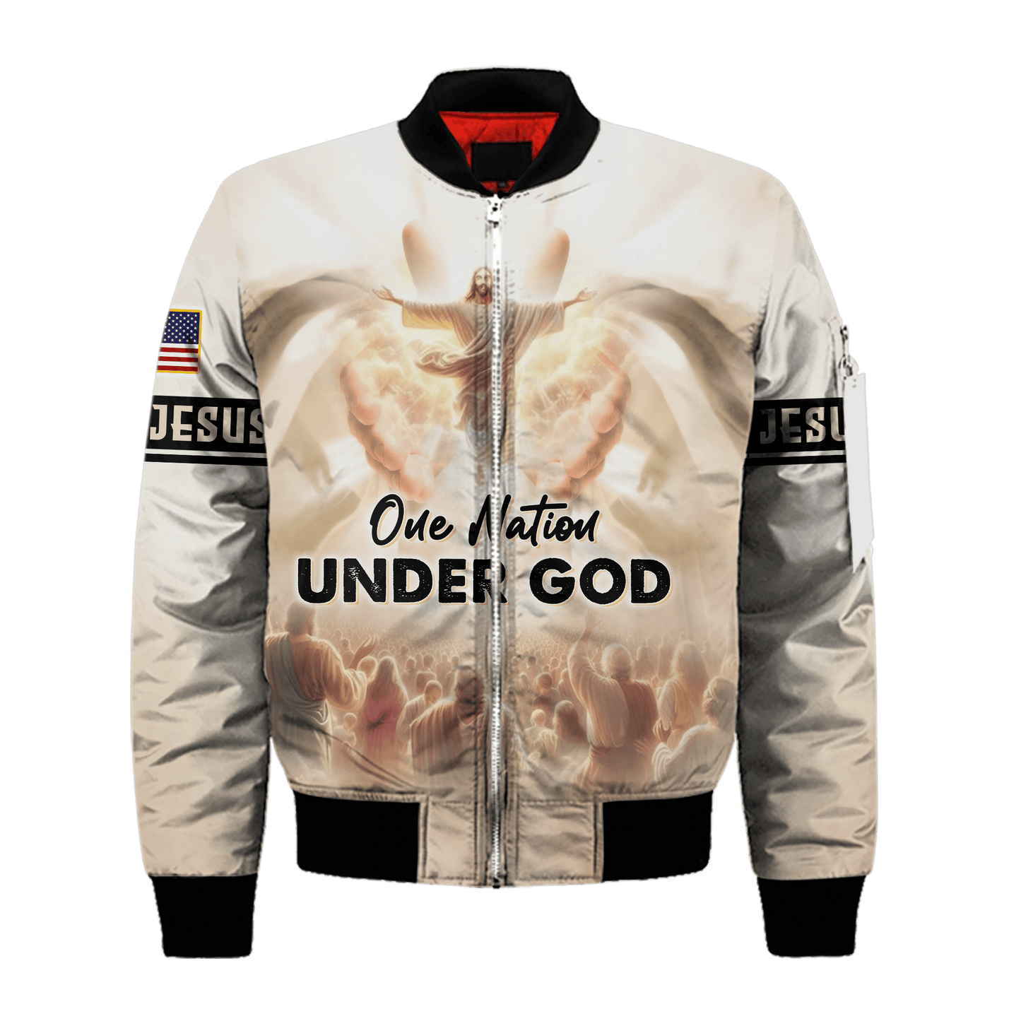One Nation Under God - All Over Prints Hawaiian Shirt, easychoo.com