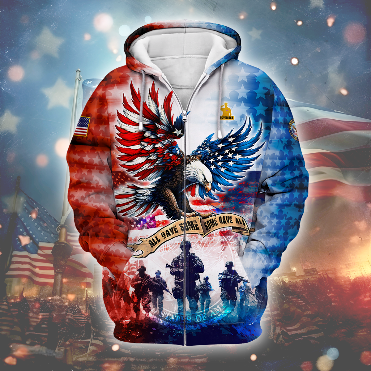 PREMIUM ALL GAVE SOME, SOME GAVE ALL - HAWAII SHIRT , Gifts for veterans, easychoo.com