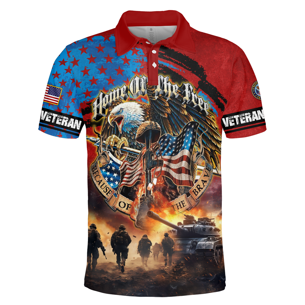 PREMIUM HOME OF THE FREE - HAWAII SHIRT , Gifts for veterans