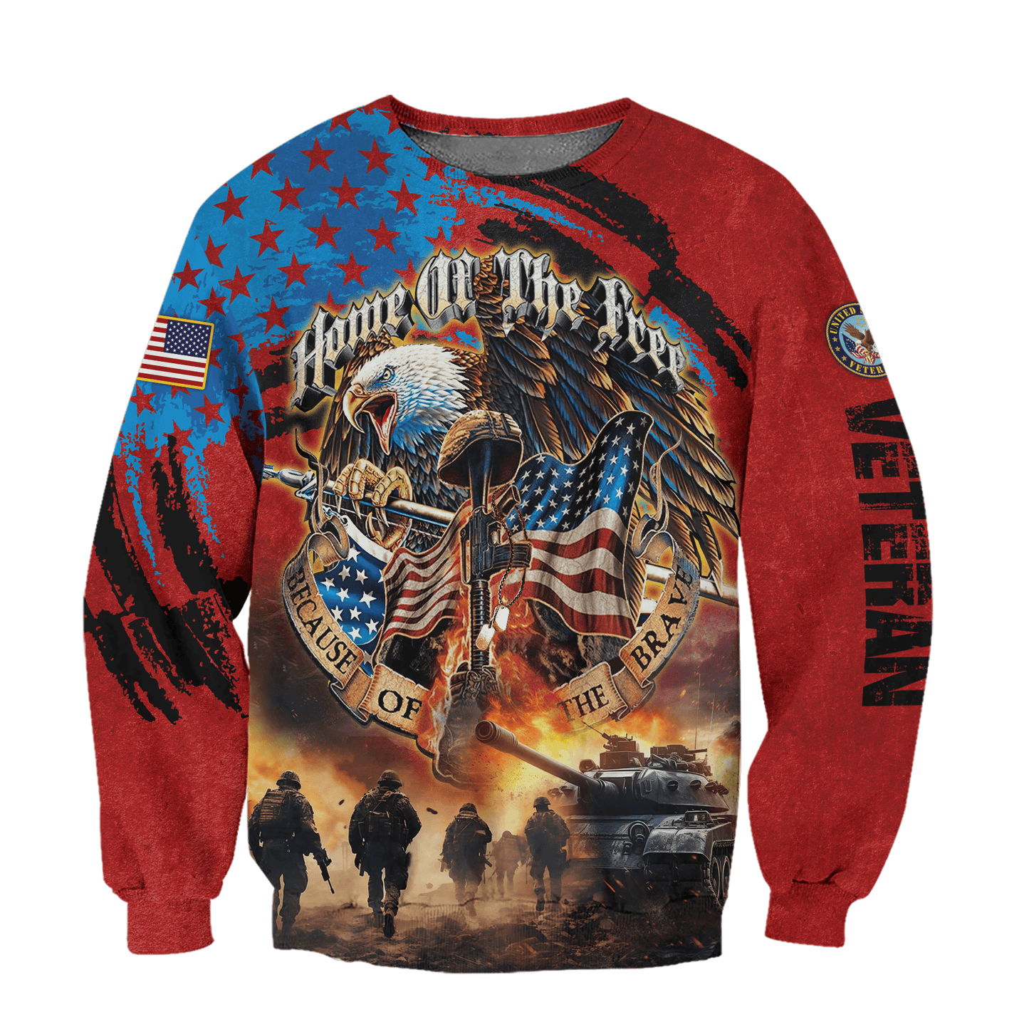 PREMIUM HOME OF THE FREE - HAWAII SHIRT , Gifts for veterans