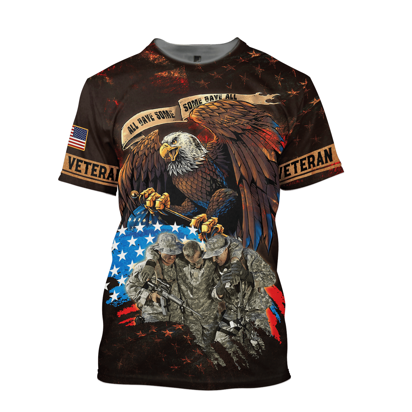 U.SApparel - All Gave Some, Some Gave All Veterans U.S - HAWAIIAN SHIRT , Gifts for veterans, easychoo.com