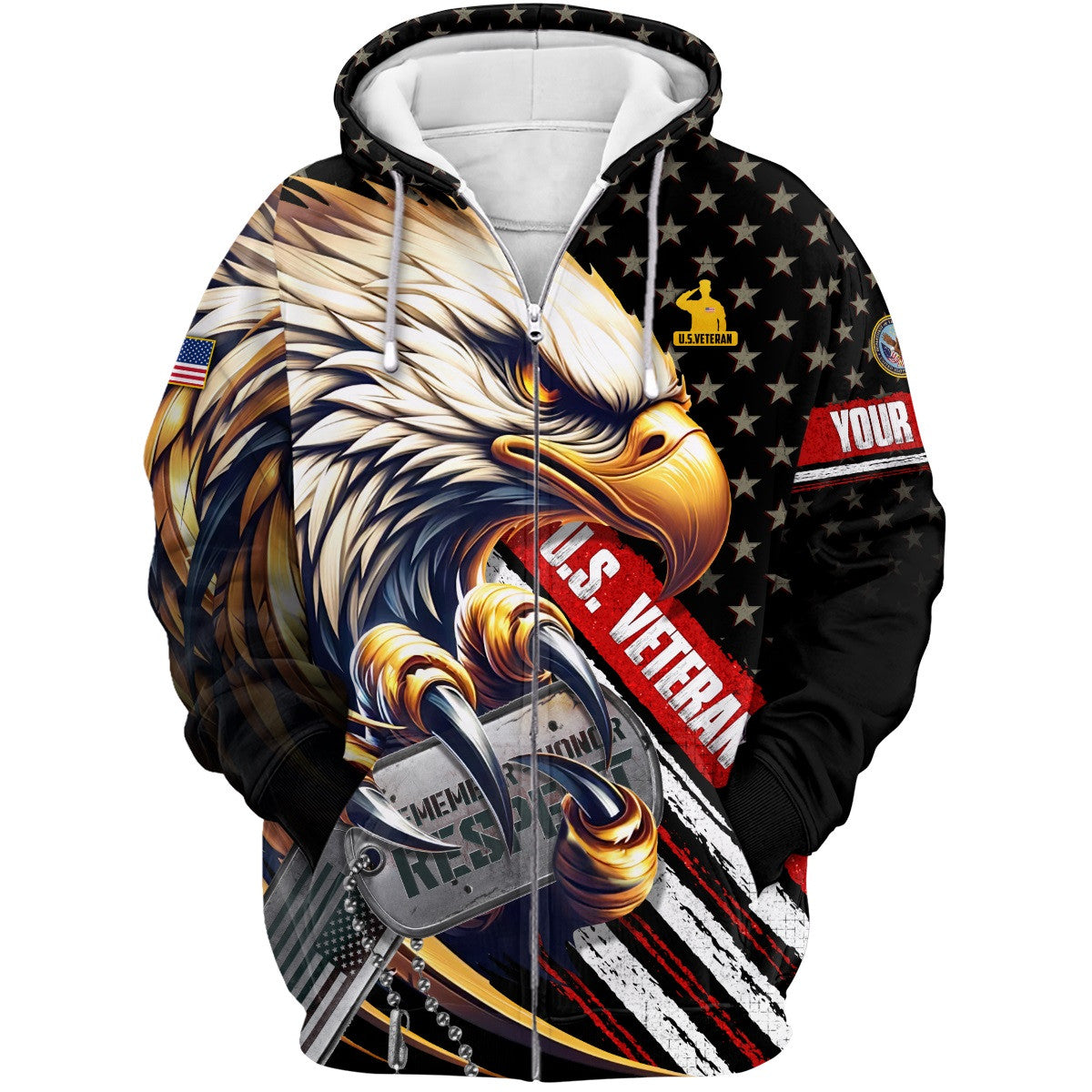 Personalized Name, Remember - Honor - Respect,US Veteran Shirts , Gifts for veterans, easychoo.com