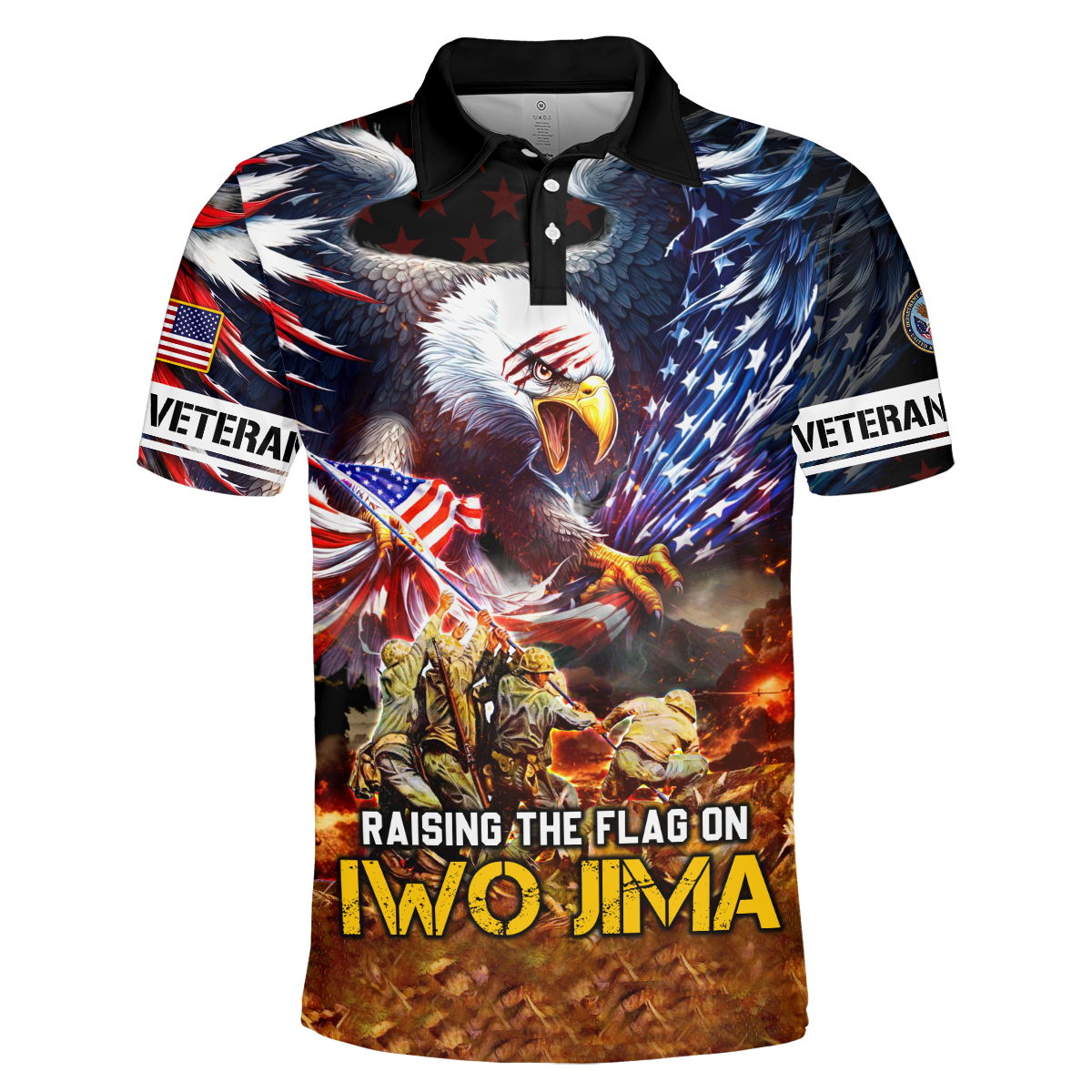 Premium U.S - Raising the Flag on Iwo Jima - U.S Veteran Shirts , Gifts for veterans, easychoo.com