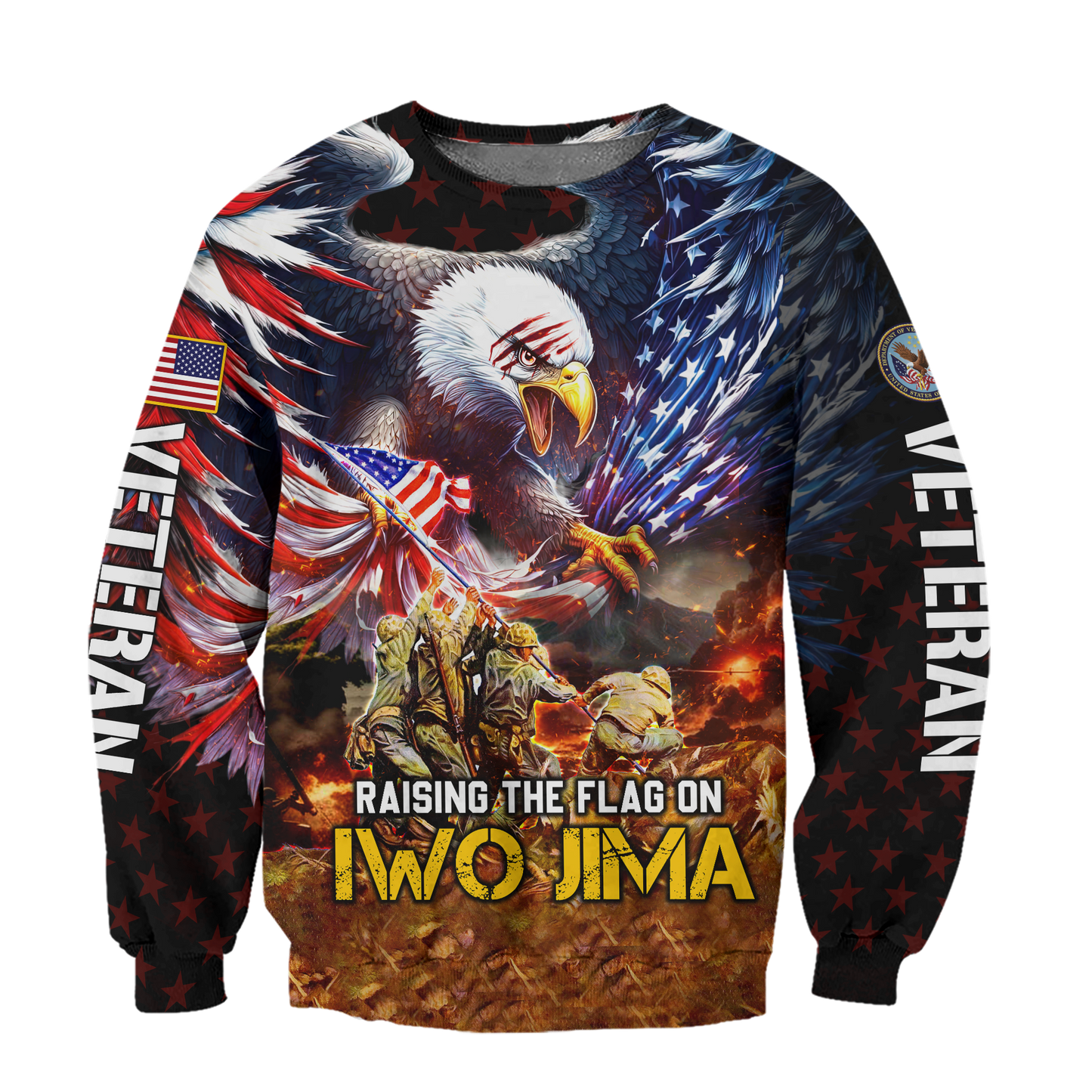 Premium U.S - Raising the Flag on Iwo Jima - U.S Veteran Shirts , Gifts for veterans, easychoo.com