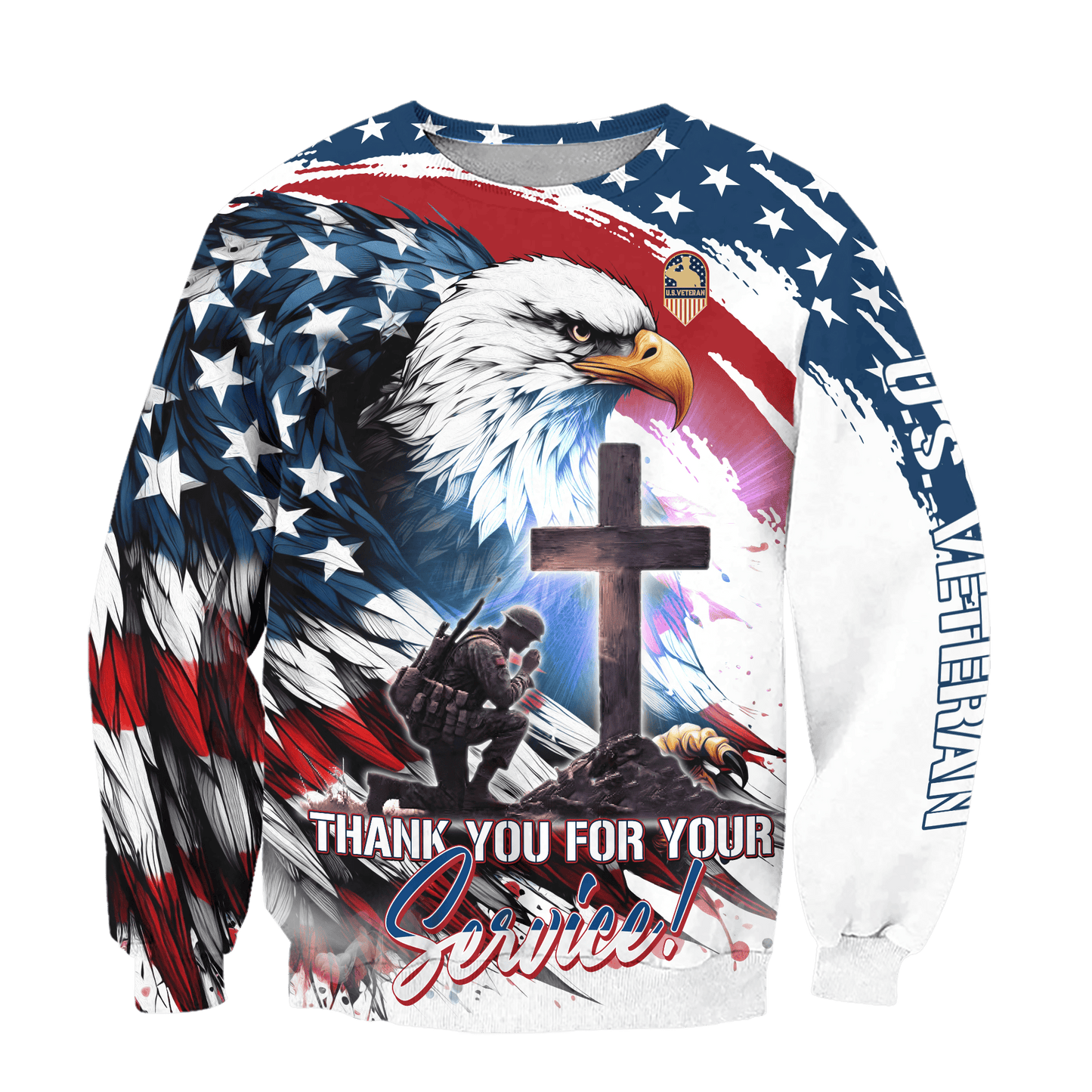 Apparel - Thank You For Your Service! - U.S. VETERAN , Gifts for veterans, easychoo.com