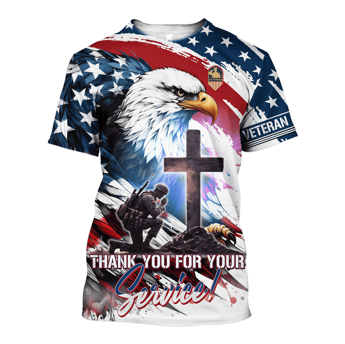 Apparel - Thank You For Your Service! - U.S. VETERAN , Gifts for veterans, easychoo.com