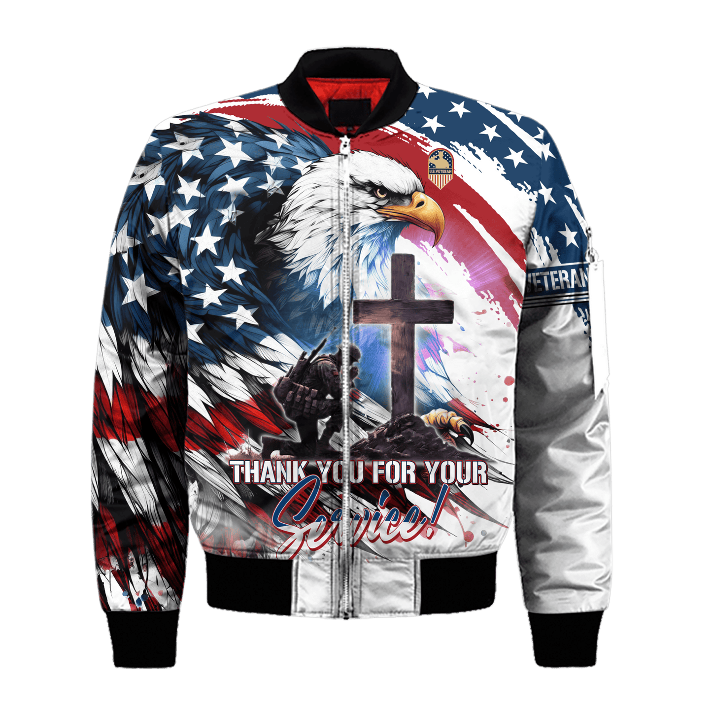 Apparel - Thank You For Your Service! - U.S. VETERAN , Gifts for veterans, easychoo.com
