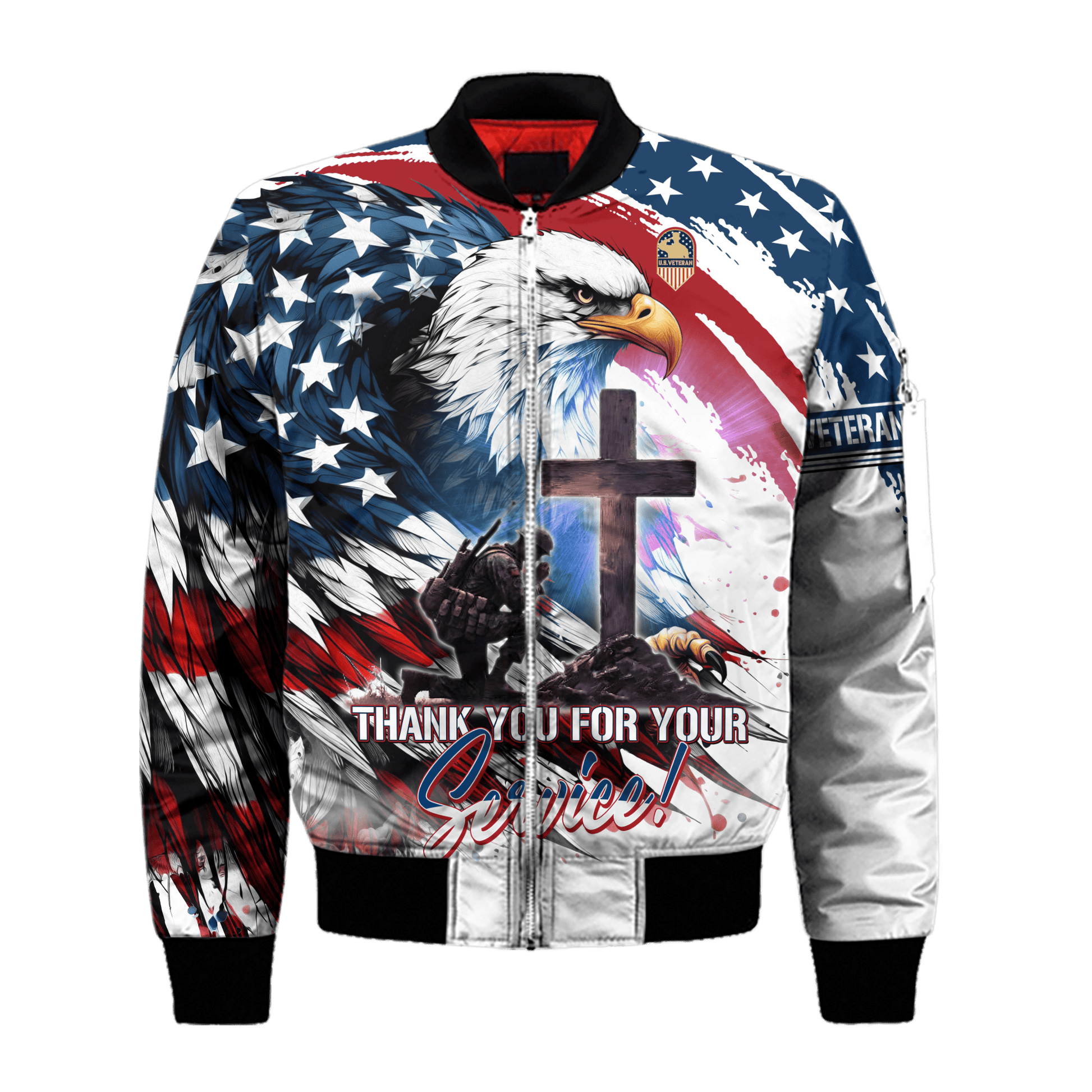 Apparel - Thank You For Your Service! - U.S. VETERAN , Gifts for veterans, easychoo.com