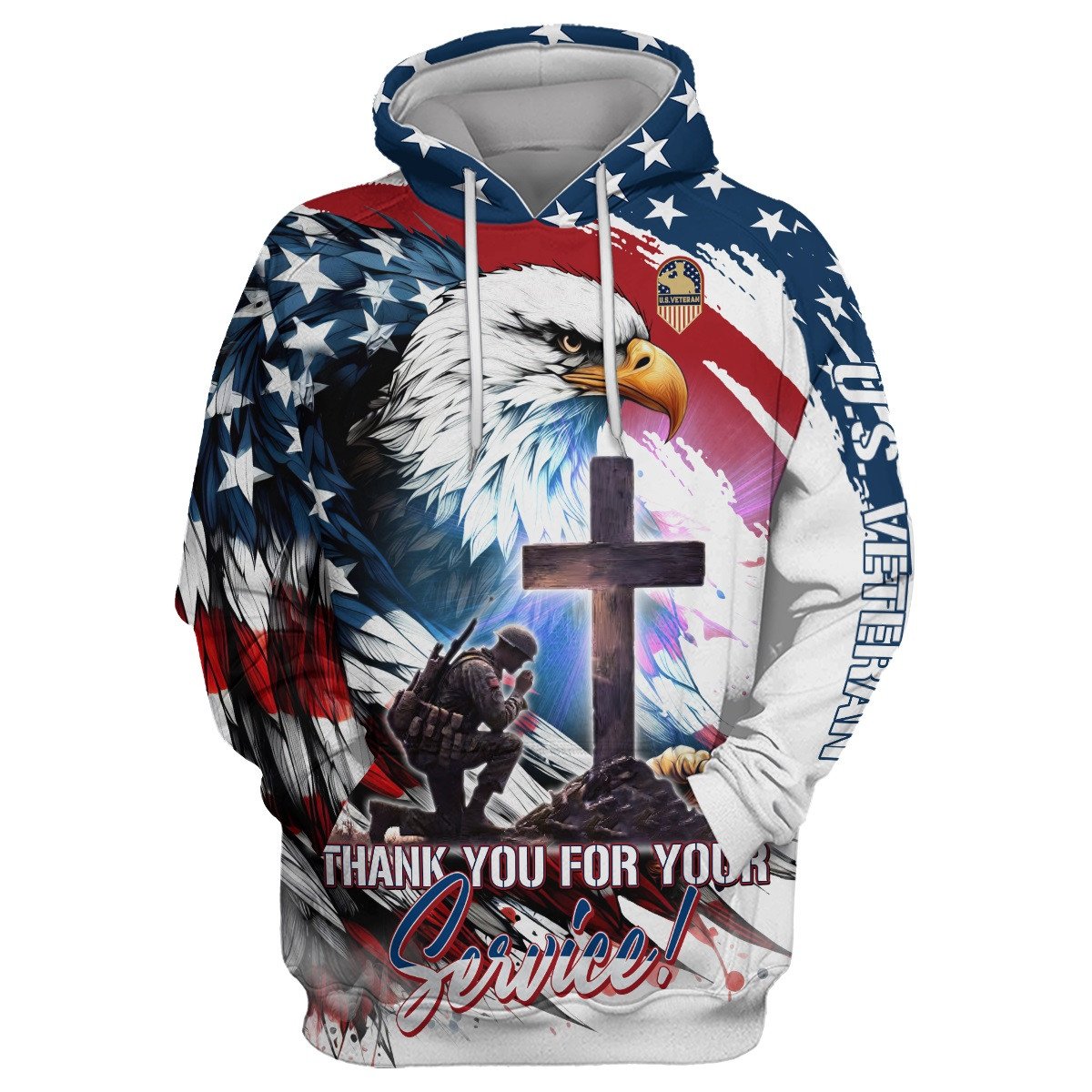 Apparel - Thank You For Your Service! - U.S. VETERAN , Gifts for veterans, easychoo.com