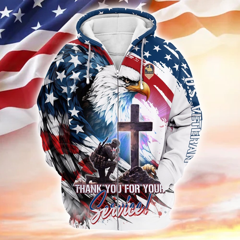 Apparel - Thank You For Your Service! - U.S. VETERAN , Gifts for veterans, easychoo.com