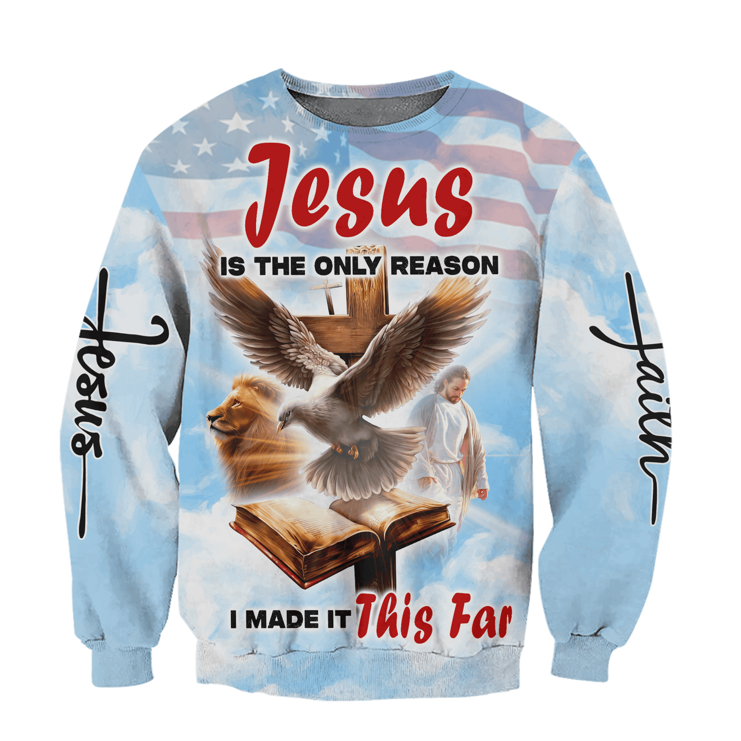 Premium U.S - Jesus is the only reason - Hoodie All over Prints